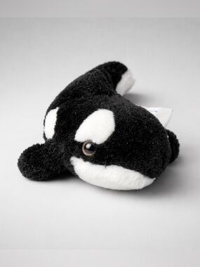 Vintage Orca Whale Plush – Smithsonian Oceanic / SeaWorld Shamu Style